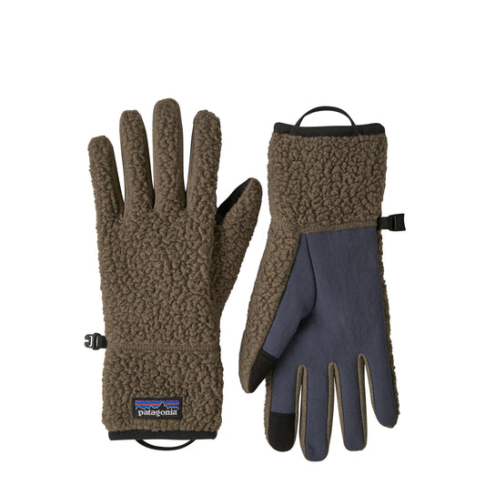 Patagonia Retro Pile Fleece Gloves Marlow Brown - The Sporting Lodge