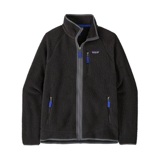 Patagonia Retro Pile Fleece Jacket Black / Forge Grey