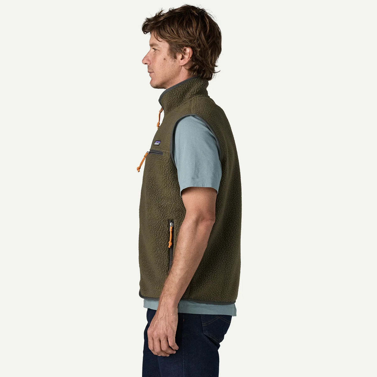 Patagonia Retro Pile Fleece Vest Basin Green
