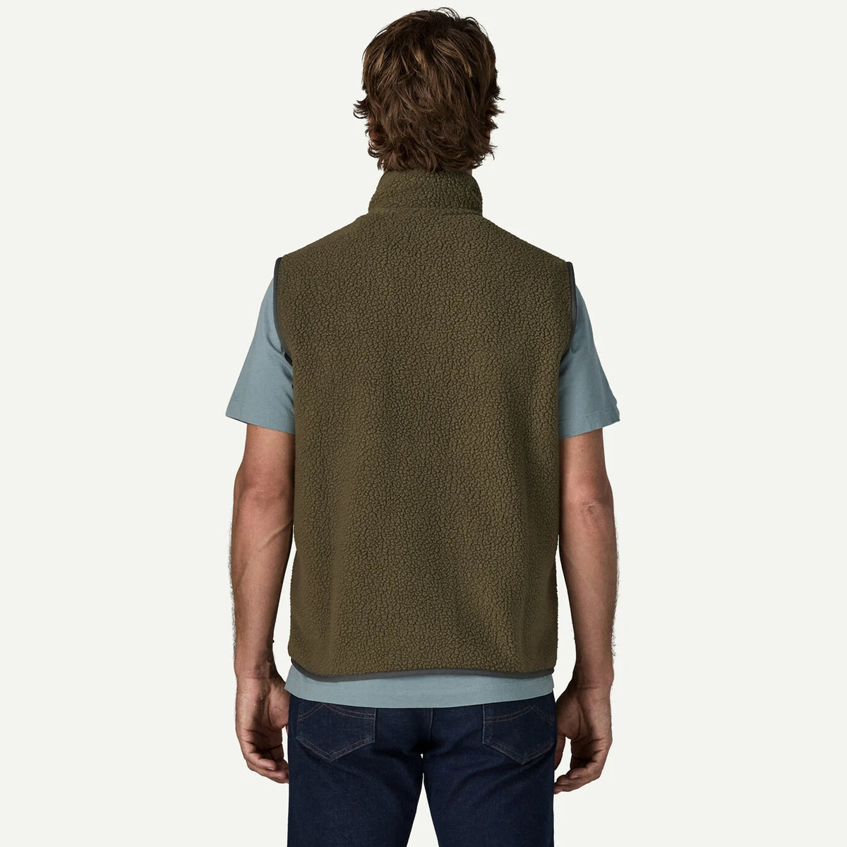 Patagonia Retro Pile Fleece Vest Basin Green