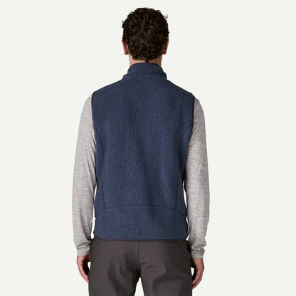 Patagonia Retro Pile Fleece Vest New Navy w/Sunken Blue