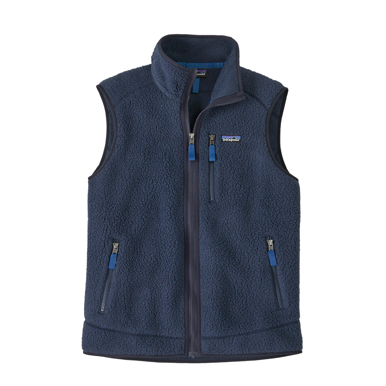Patagonia Retro Pile Fleece Vest New Navy w/Sunken Blue