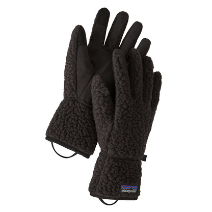 Patagonia Retro Pile Gloves Black - The Sporting Lodge