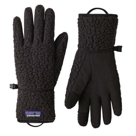 Patagonia Retro Pile Gloves Black