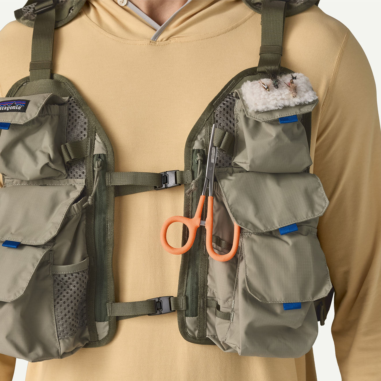 Patagonia Stealth Convertible Vest River Rock Green - The Sporting Lodge