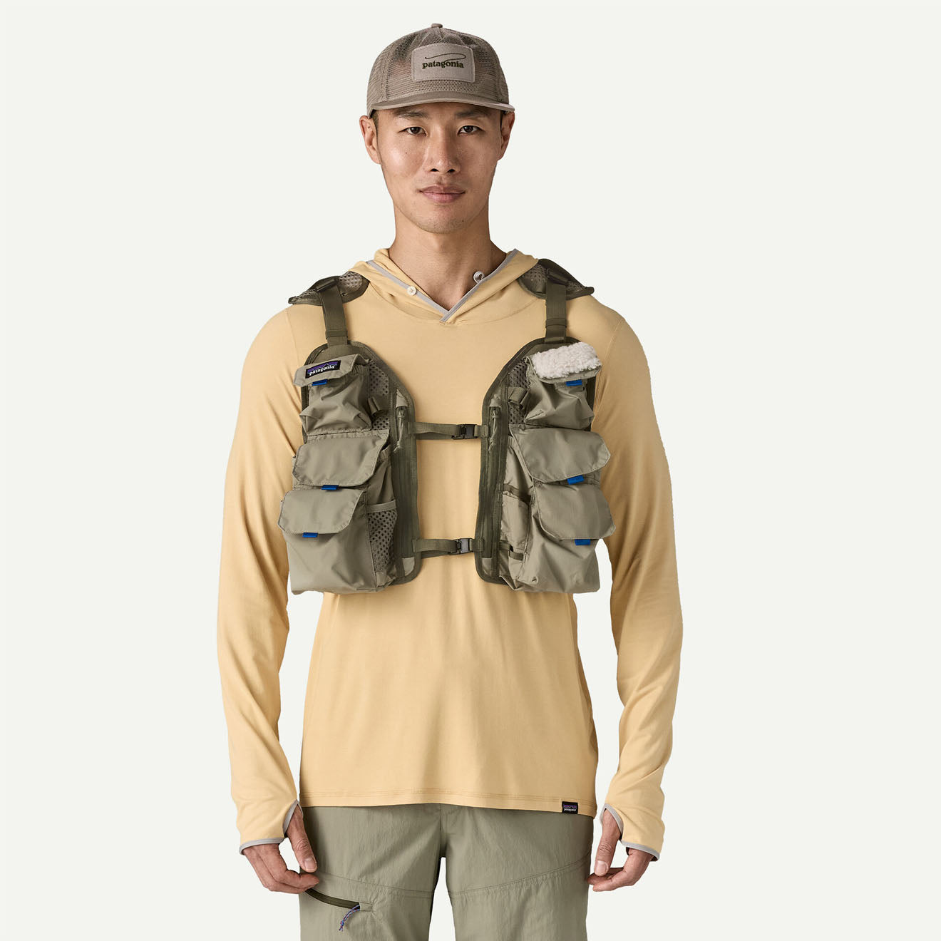 Patagonia Stealth Convertible Vest River Rock Green - The Sporting Lodge