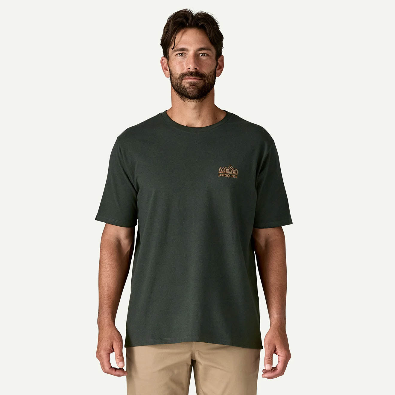 Patagonia Strataspire Responsibili-Tee Old Growth Green