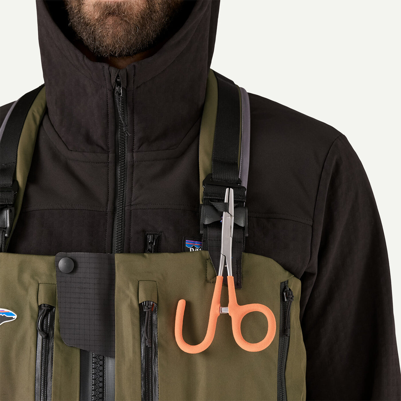 Patagonia Swiftcurrent Expedition Zip Front Waders Basin Green - The Sporting Lodge