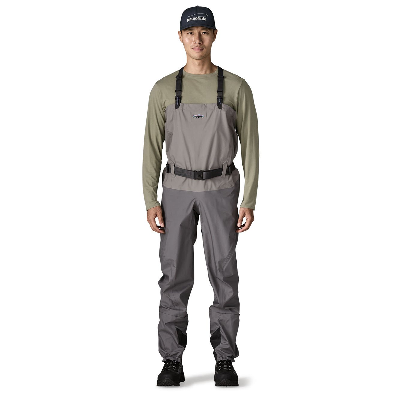 Patagonia Swiftcurrent Ultralight Waders Hex Grey - Hex Grey / MLM Medium Long Leg Med Foot