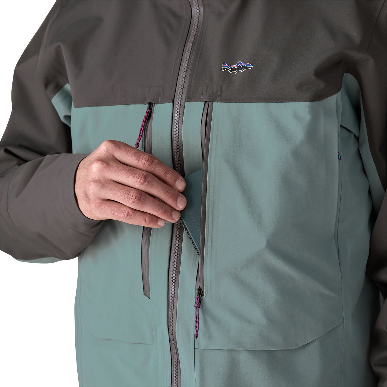 Patagonia Swiftcurrent Wading Jacket Blue Sage