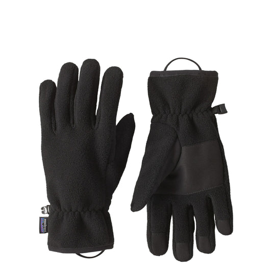 Patagonia Synchilla Fleece Gloves Black Solid - The Sporting Lodge