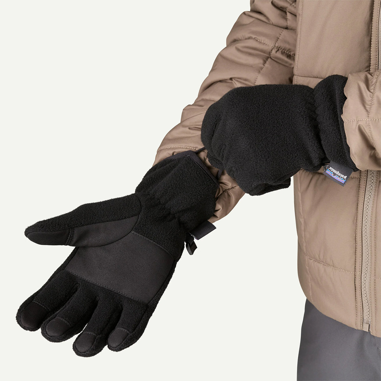 Patagonia Synchilla Fleece Gloves Black Solid - The Sporting Lodge