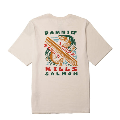 Patagonia Take a Stand Responsibili-Tee Dammin' Kills / Birch White - The Sporting Lodge