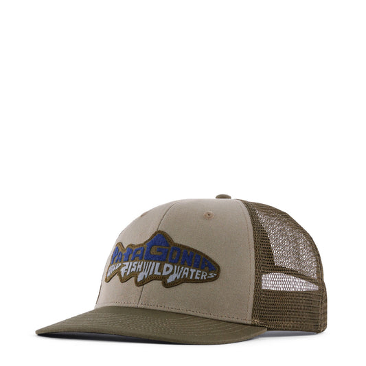Patagonia Take a Stand Trucker Hat Wild Waterline / River Rock Green