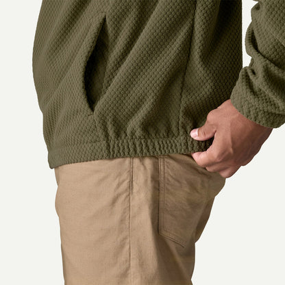 Patagonia Textured Fleece Hoody Black - The Sporting Lodge