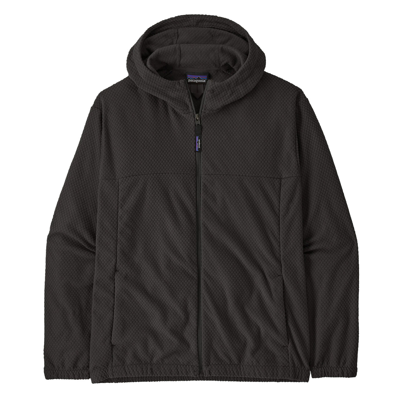 Patagonia Textured Fleece Hoody Black - The Sporting Lodge