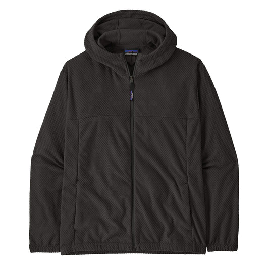 Patagonia Textured Fleece Hoody Black - The Sporting Lodge