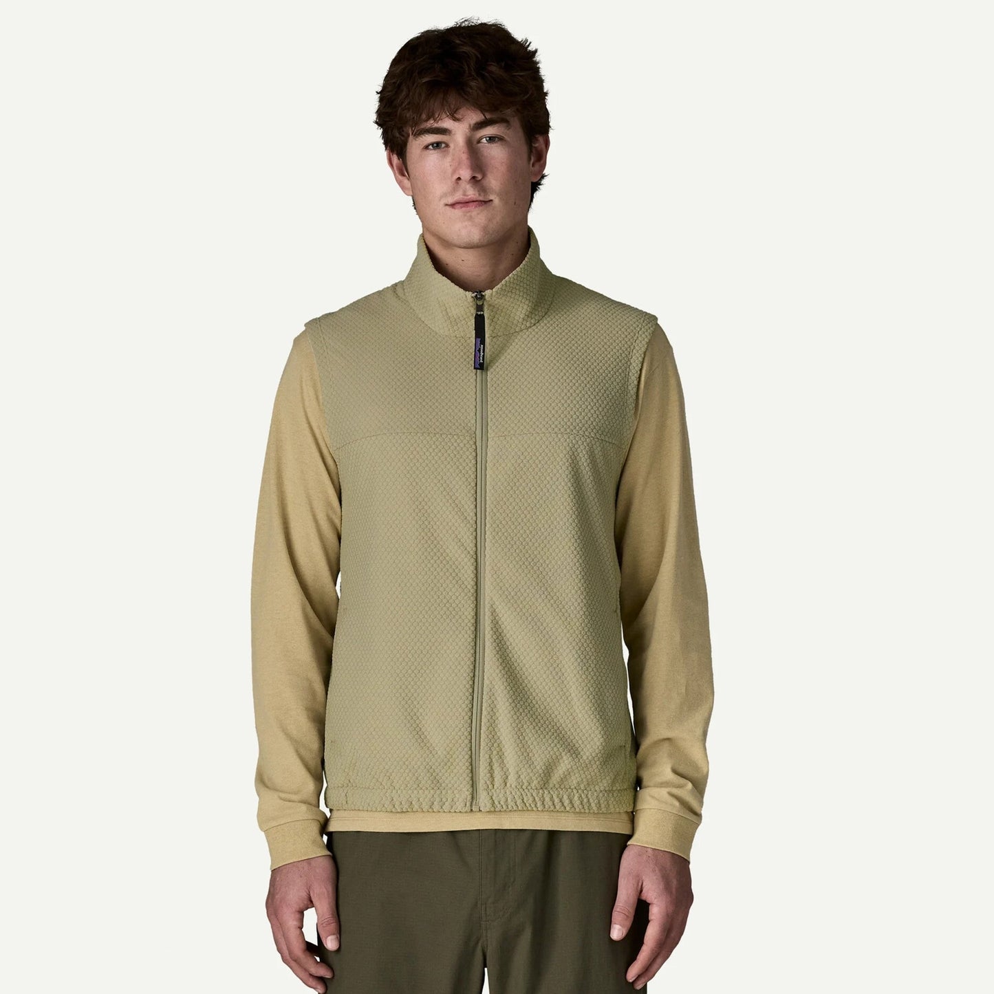 Patagonia Textured Fleece Vest Black
