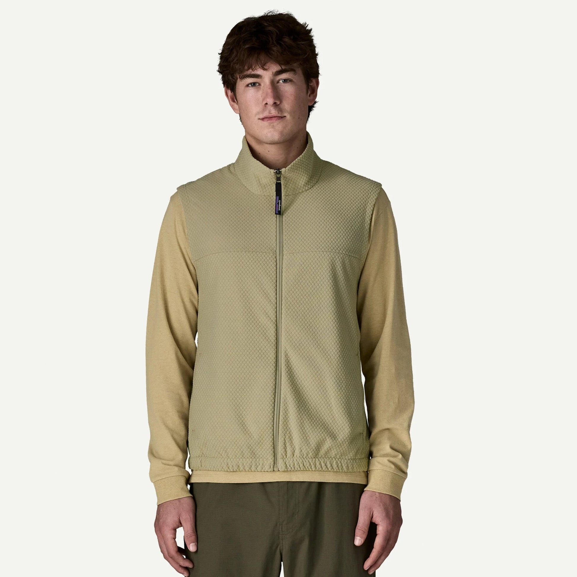 Patagonia Textured Fleece Vest Black