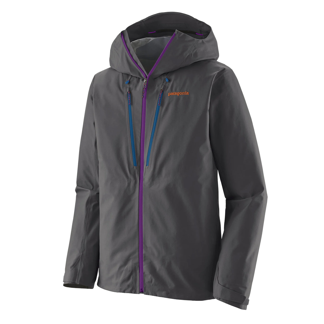 Patagonia Triolet Jacket Forge Grey w/P6 Blue