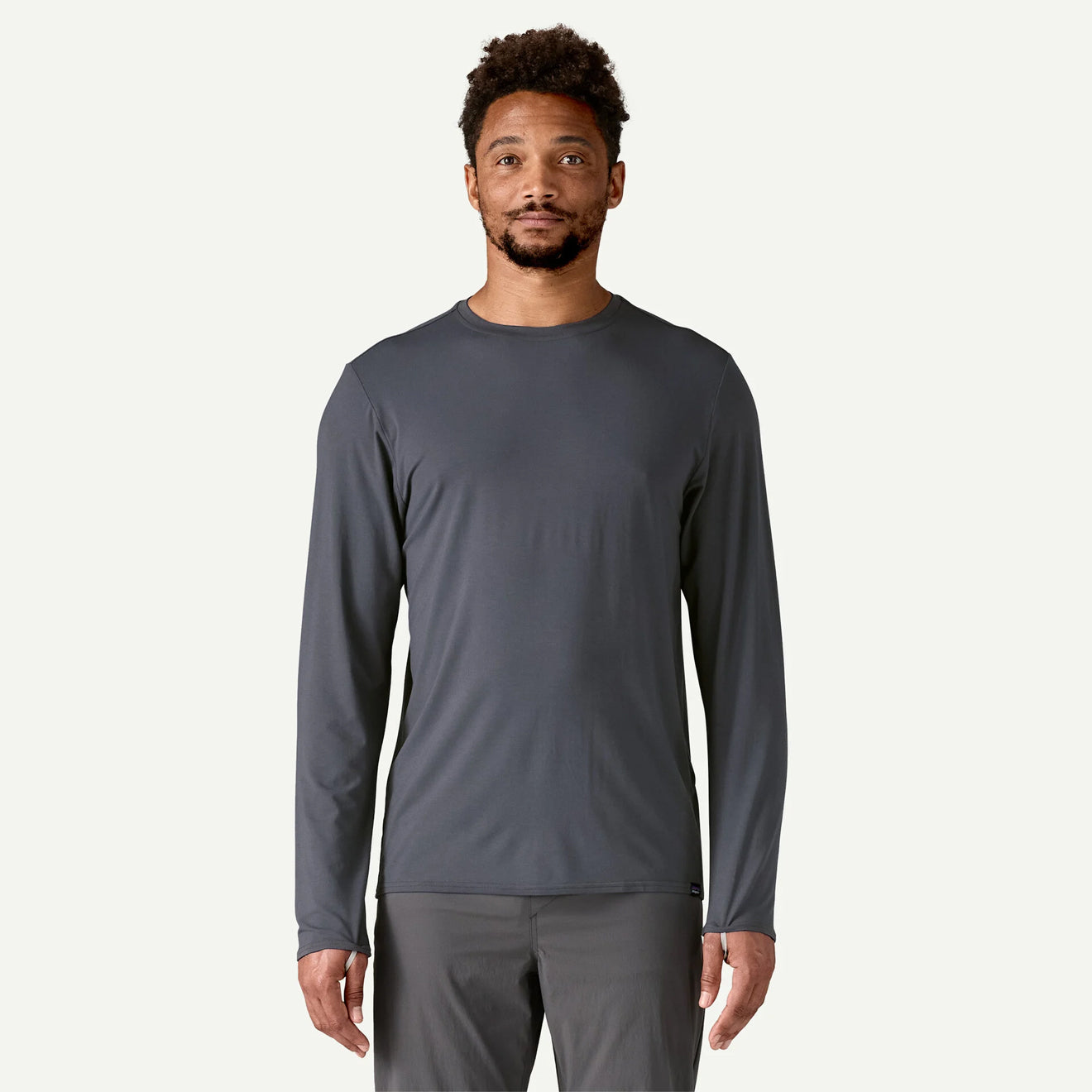 Patagonia Tropic Comfort Natural Sun Crewneck Smolder Blue - The Sporting Lodge