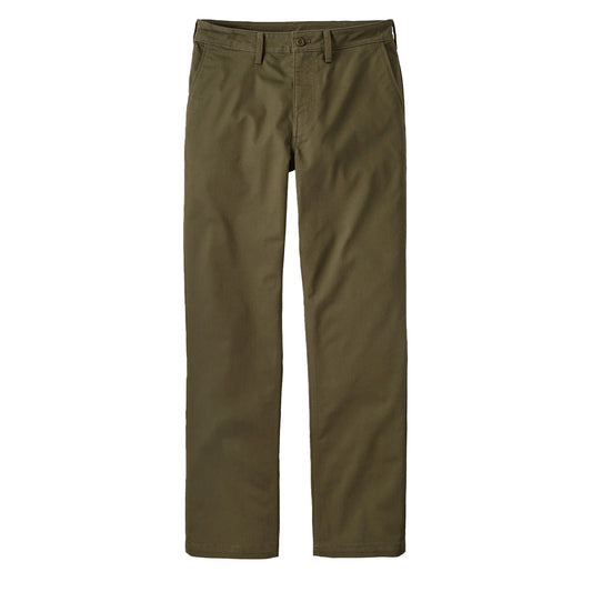 Patagonia Twill Traveler Chino Pants Regular Basin Green - The Sporting Lodge