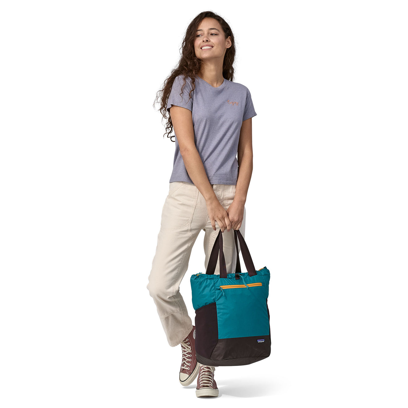 Patagonia Ultralight Black Hole Tote Pack Obsidian Plum