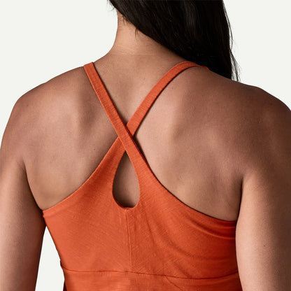 Patagonia Womens Amber Dawn Dress Butterfly Geo Weathered Stone