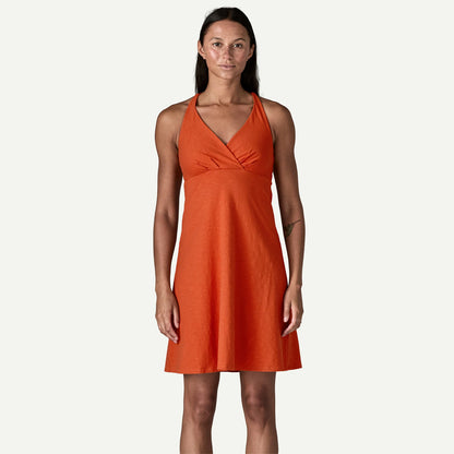 Patagonia Womens Amber Dawn Dress Butterfly Geo Weathered Stone