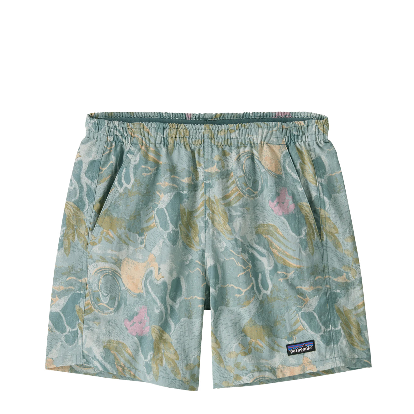 Patagonia Womens Baggies Shorts 5 in. Moon Tripper Virtually Blue
