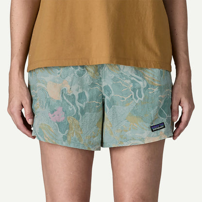 Patagonia Womens Baggies Shorts 5 in. Moon Tripper Virtually Blue