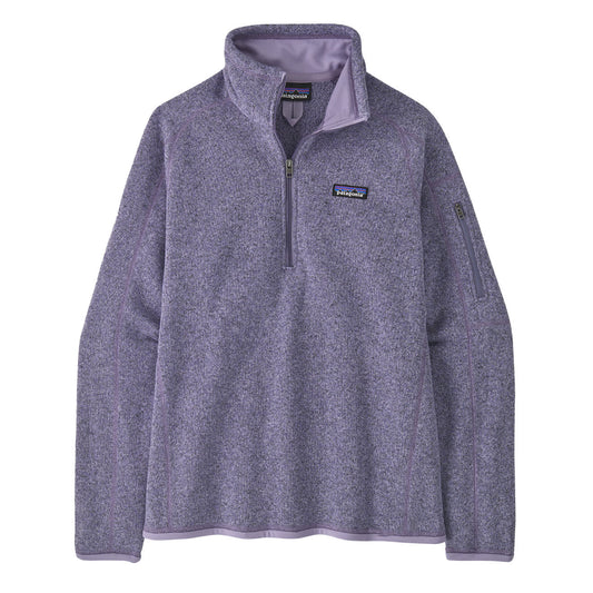 Patagonia Womens Better Sweater 1/4 Zip Concrete Purple - The Sporting Lodge