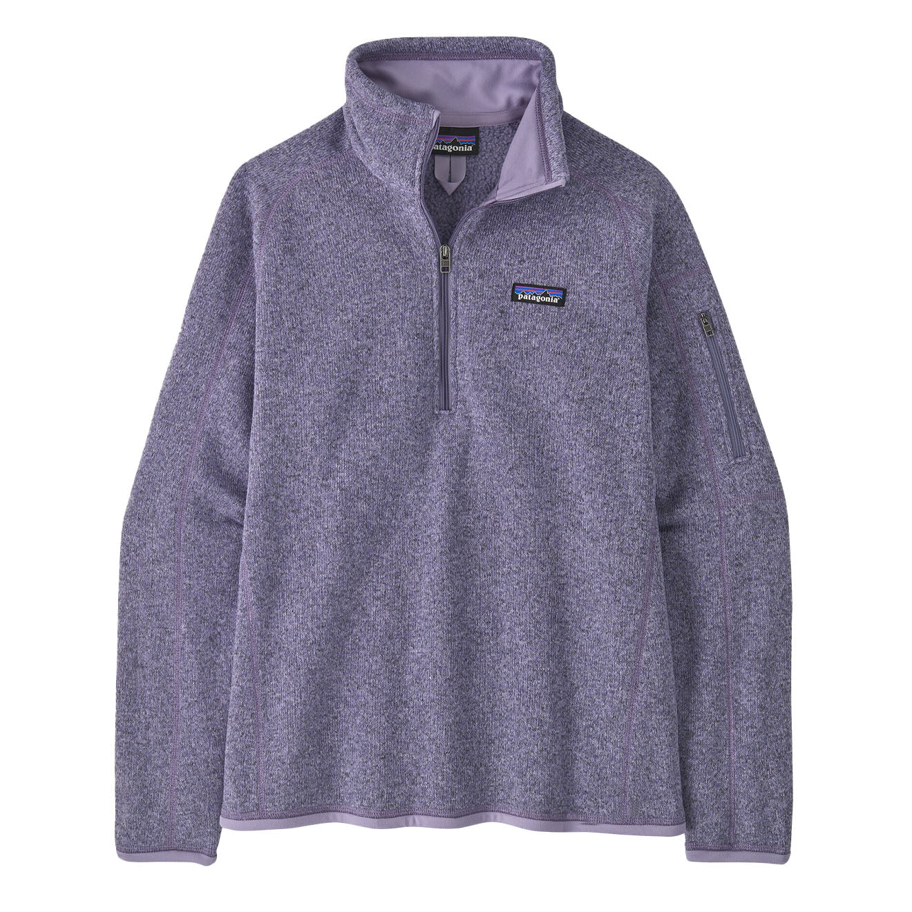 Patagonia Womens Better Sweater 1/4 Zip Concrete Purple - The Sporting Lodge