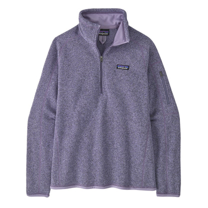 Patagonia Womens Better Sweater 1/4 Zip Concrete Purple - The Sporting Lodge