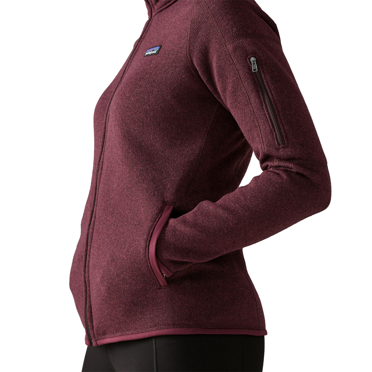 Patagonia Womens Better Sweater Fleece Jacket Berry Fig