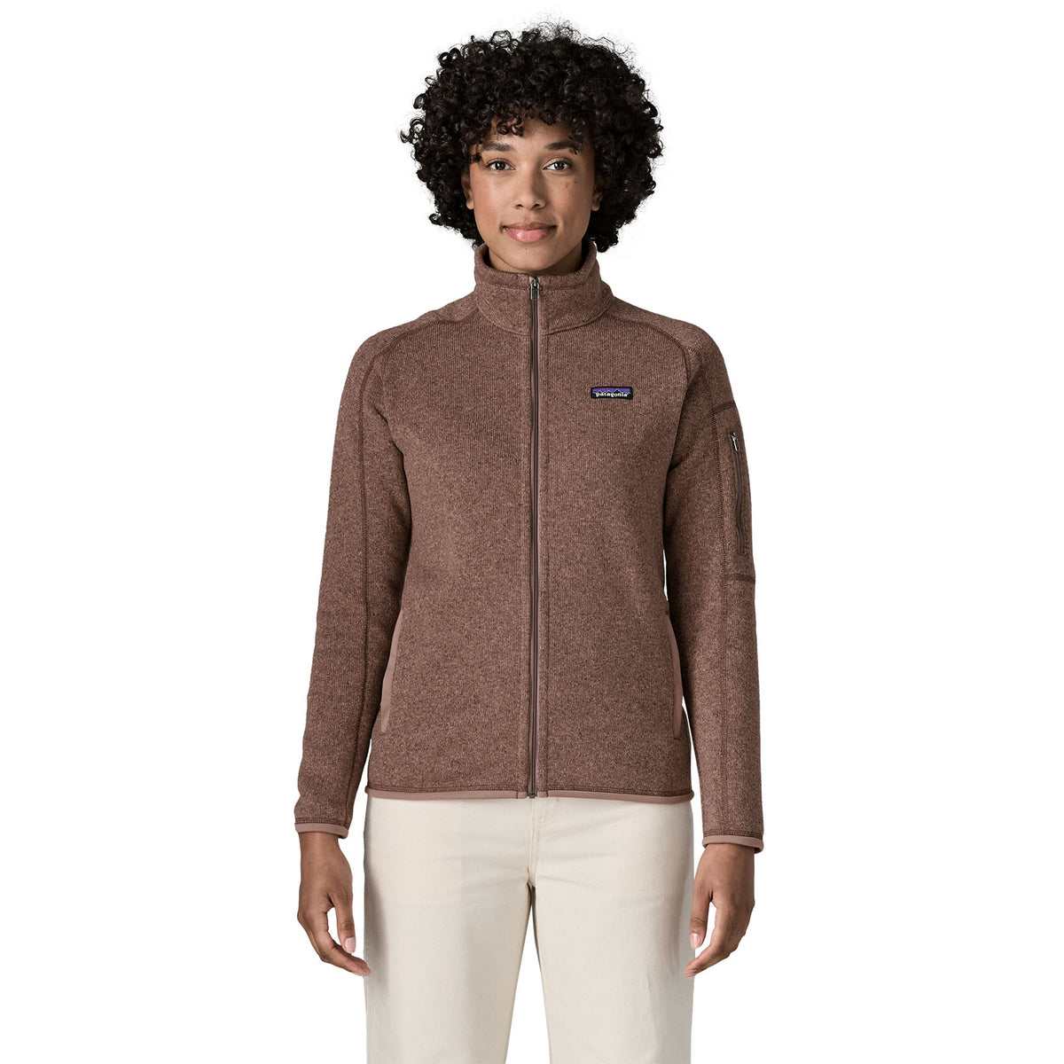 Patagonia Womens Better Sweater Fleece Jacket Moonrise Taupe