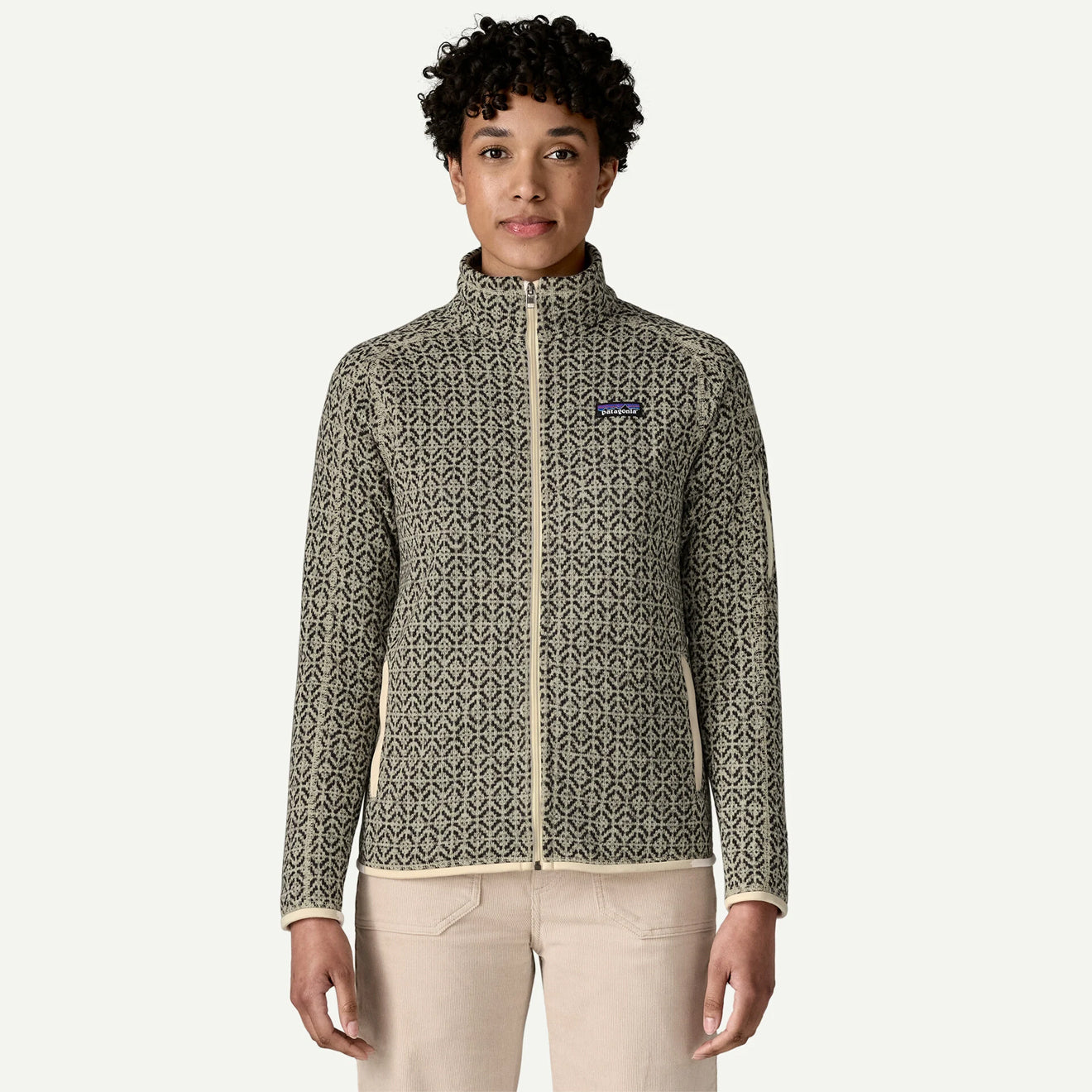 Patagonia Womens Better Sweater Fleece Jacket Scales Natural
