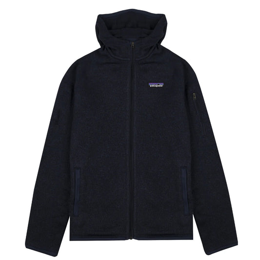Patagonia Womens Better Sweater Hoody New Navy - The Sporting Lodge