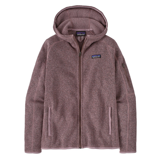 Patagonia Womens Better Sweater Hoody Stormy Mauve - The Sporting Lodge