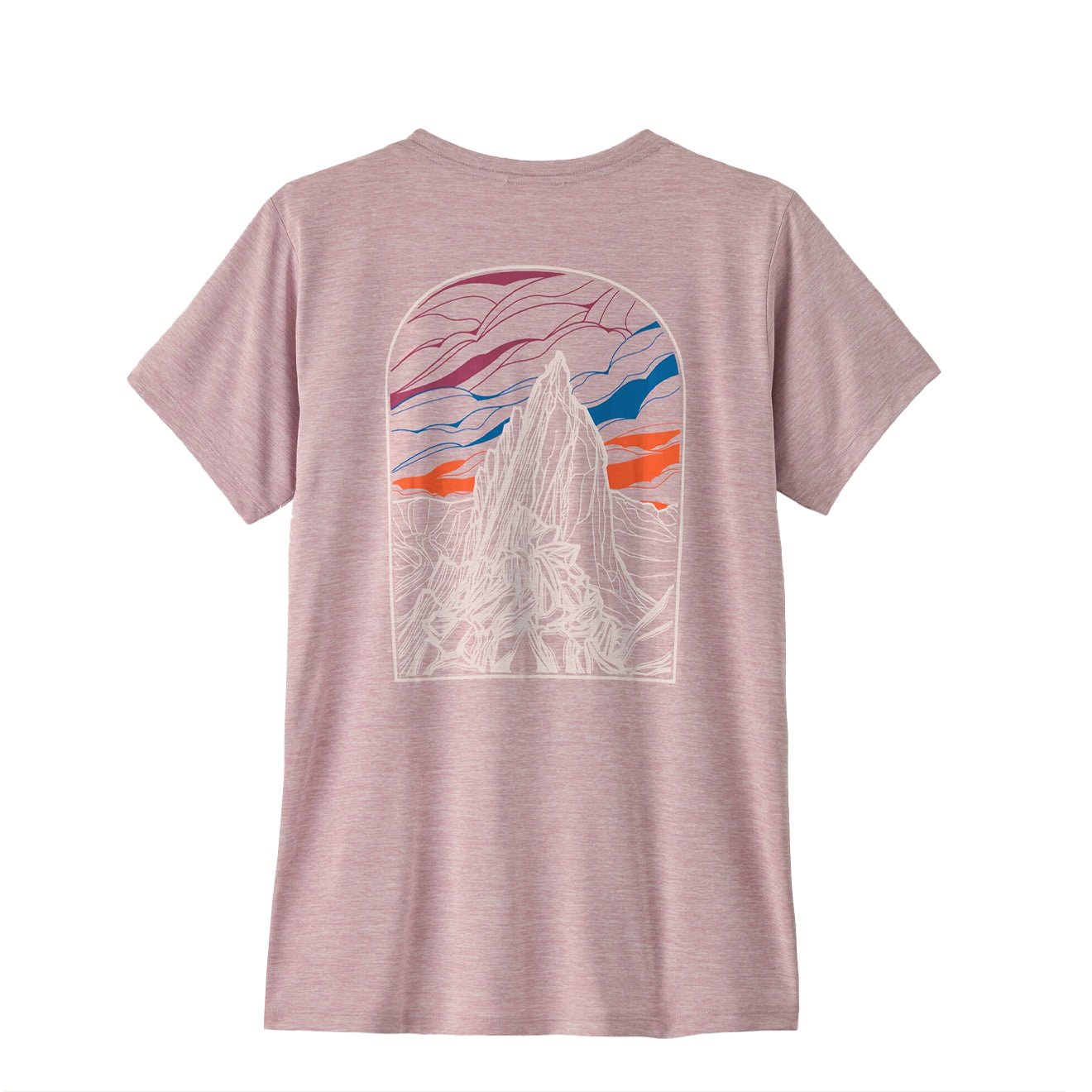 Patagonia Womens Cap Cool Daily Shirt Cloud Crag Quiet Violet