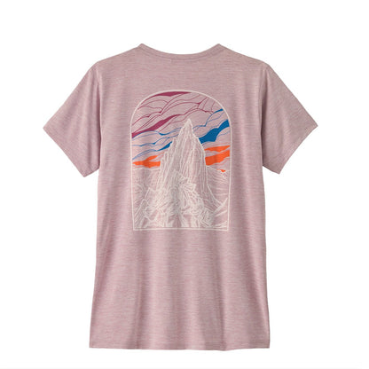 Patagonia Womens Cap Cool Daily Shirt Cloud Crag Quiet Violet