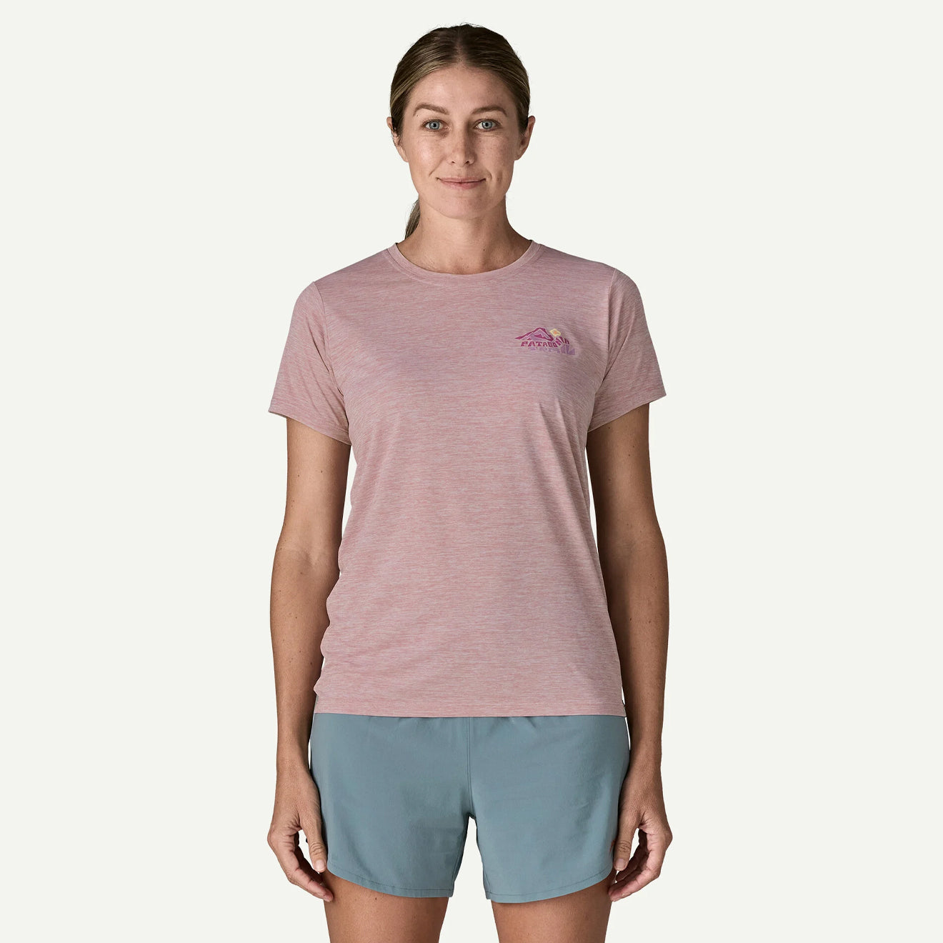 Patagonia Womens Cap Cool Daily Shirt Trailcheck Lemon Zest