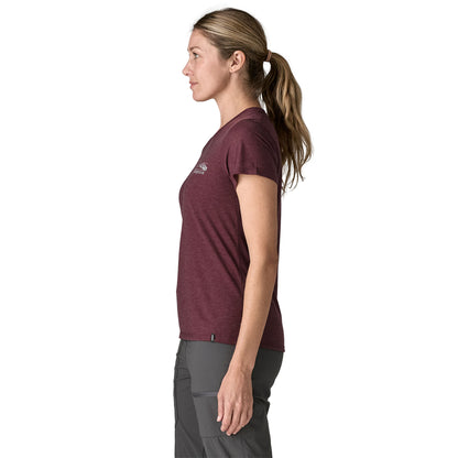 Patagonia Womens Capilene Cool Trail Shirt Stratapeaks Berry Fig