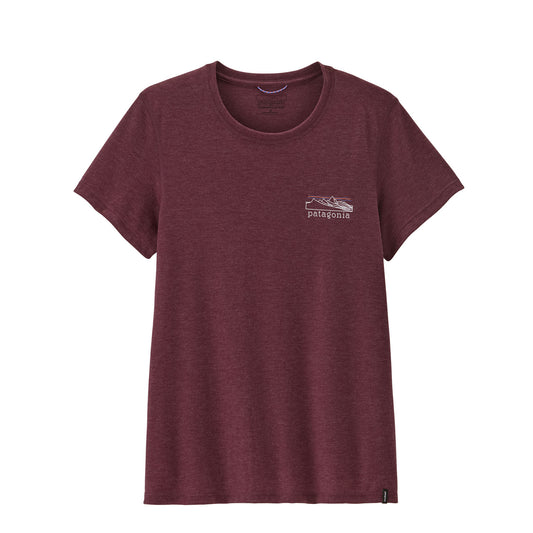 Patagonia Womens Capilene Cool Trail Shirt Stratapeaks Berry Fig