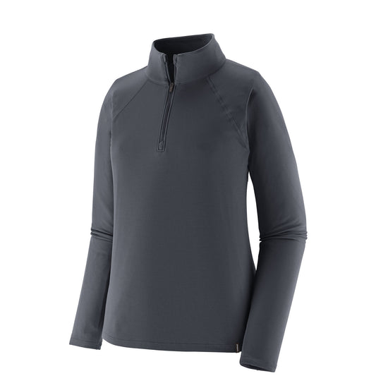 Patagonia Womens Capilene Midweight Zip-Neck Smolder Blue