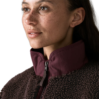 Patagonia Womens Classic Retro-X Fleece Jacket Den Brown