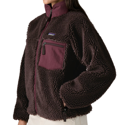 Patagonia Womens Classic Retro-X Fleece Jacket Den Brown