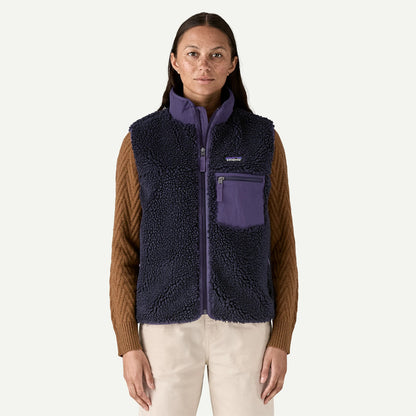 Patagonia Womens Classic Retro-X Fleece Vest Sunken Blue