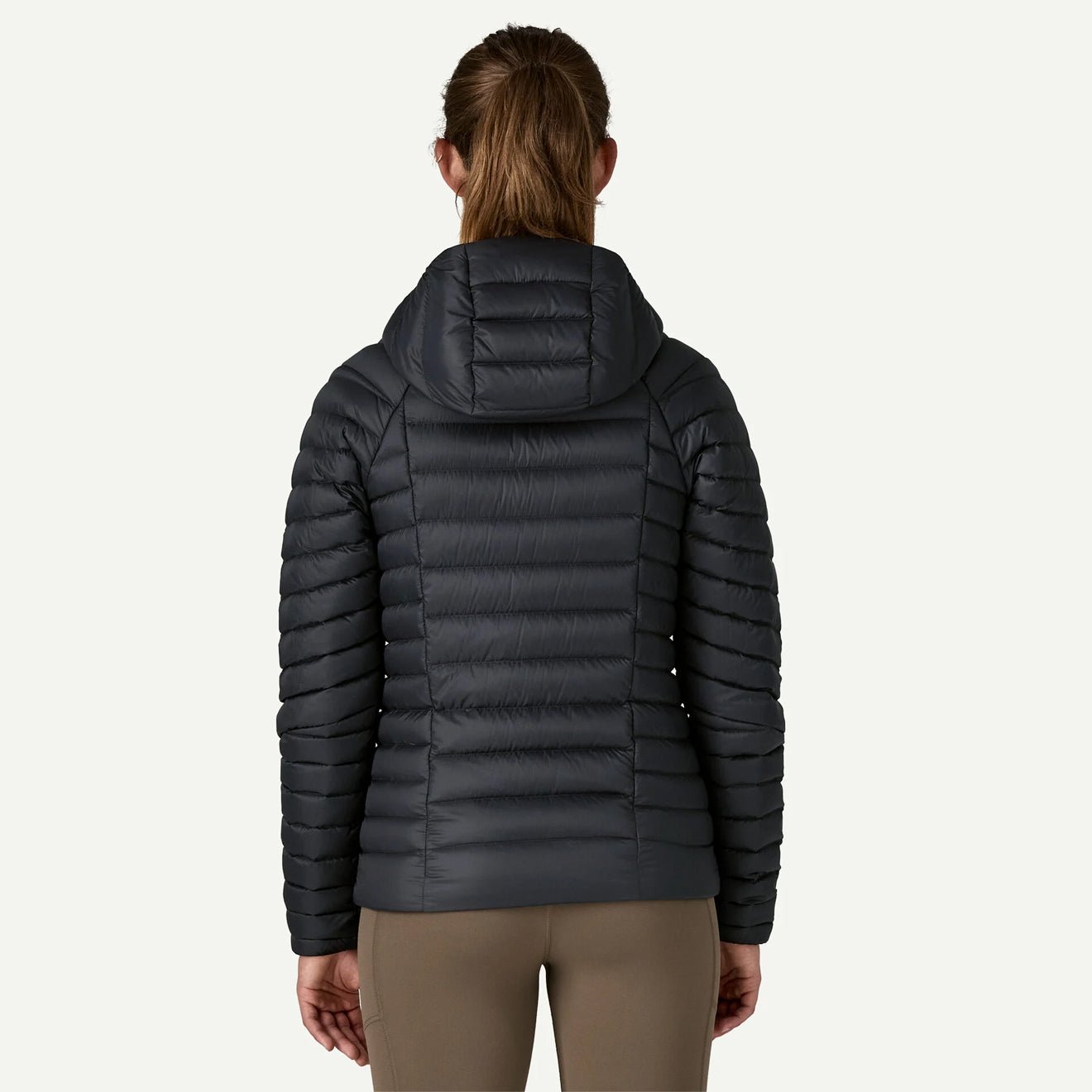 Patagonia Womens Down Sweater Hoody Black - The Sporting Lodge