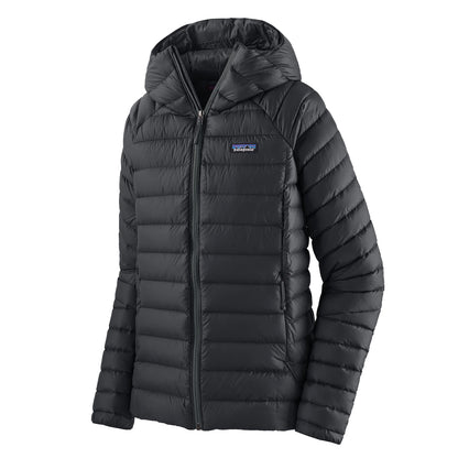 Patagonia Womens Down Sweater Hoody Black - The Sporting Lodge